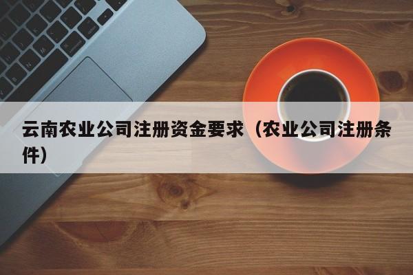 云南农业公司注册资金要求（农业公司注册条件）