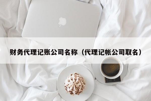 财务代理记账公司名称（代理记帐公司取名）