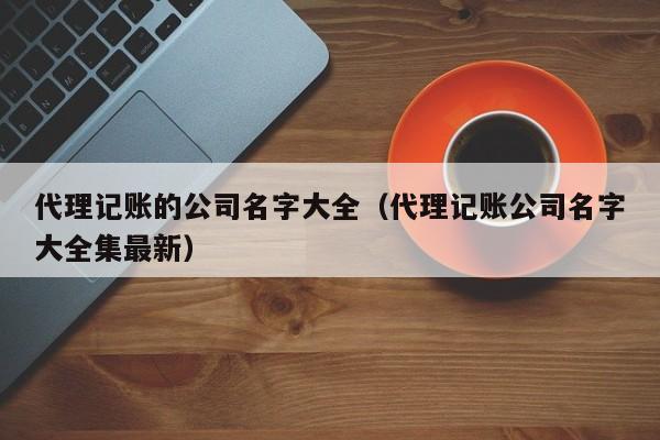 代理记账的公司名字大全（代理记账公司名字大全集最新）